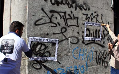 ¡Hartos de los graffitis de firmas o tagging!